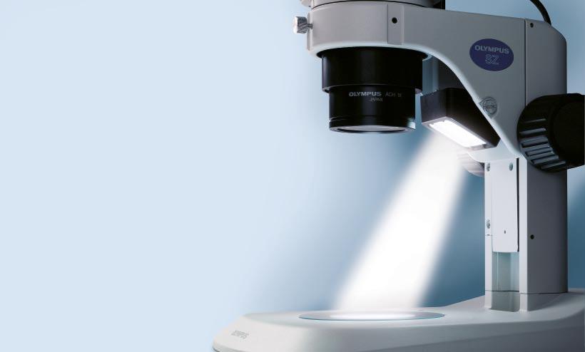 16 MODULAR OPERATION A KL series Cold light sources OLYMPUS LIGHT SOLUTIONS MAXIMISE VISIBILITY IN DIFFERENT TASKS E SZ2-ILST Transmitted/reflected LED illumination stand