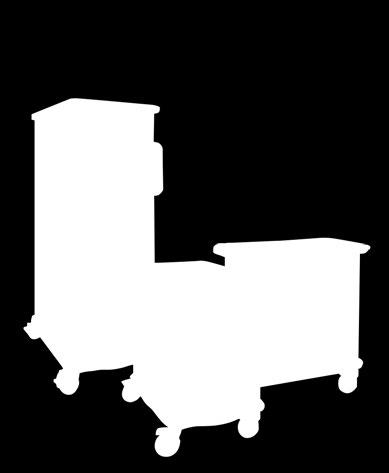Řada Compact Vozíky řady Compact jsou velice kompaktní a bezpečné. Jsou vyrobené z polyuretanu a díky tomu lehké, pevné a snadno omyvatelné.