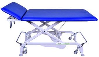 Mají dvou či třídílnou ložnou plochu a jsou hydraulicky nebo elektricky polohovatelné (výška zdvihu 43 až 98 cm). Nastavitelný sklon hlavové části -25 až +30, nožní části 0 až +45.