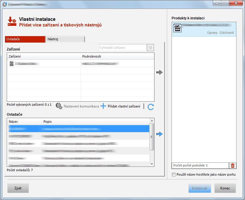 Instalace a nastavení zařízení > Instalace softwaru 2