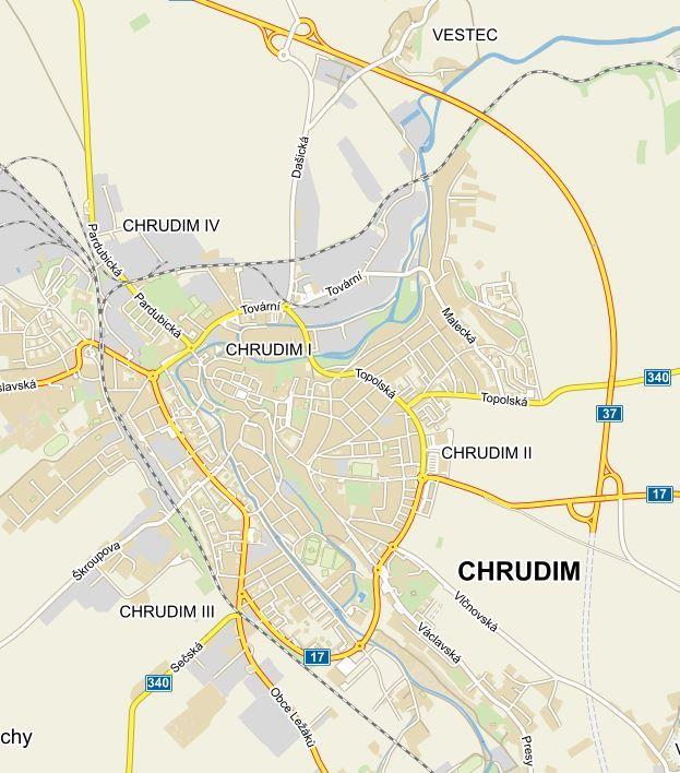 D1.1 TECHNICKÁ ZPRÁVA 2. Mapa s označením lokality 1 Obr.