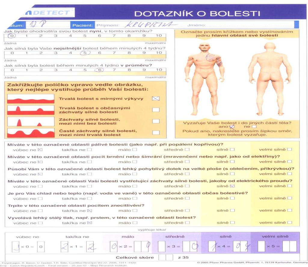 Pain detect-