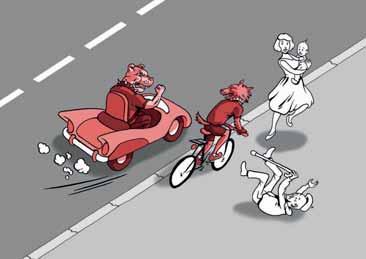 inzerce #JezdímJakoČlověk Podle pravidel a s respektem k ostatním Cyklista patří na vozovku Víte, že pro řidiče motorových vozidel i