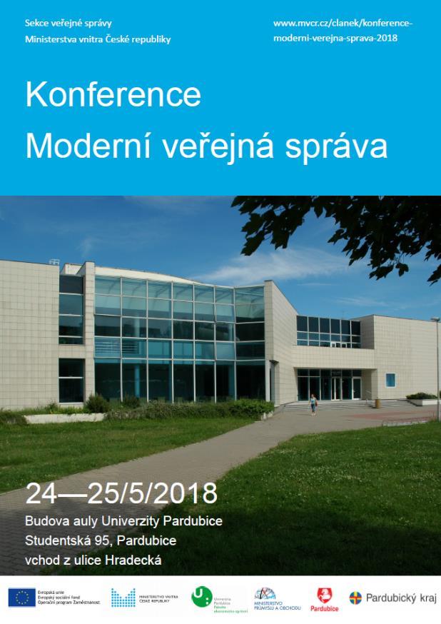 Konference Moderní veřejná správa 24. 25. 5.