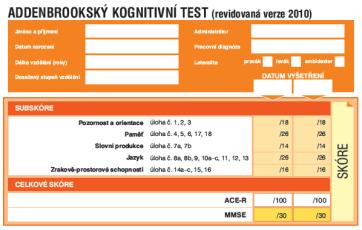 Neuropsychologické vyšetření VCI Screenig V