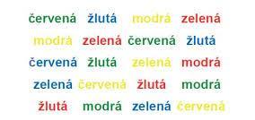 1999, Bezdíček 2012) Stroop Test (Testcentrum) Testy verbální