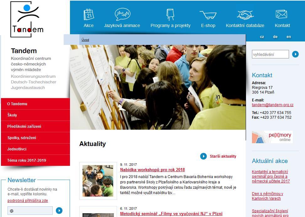 info semináře a akce pro mladé lidi spravují dobrovolníci Evropské dobrovolné služby www.ahoj.