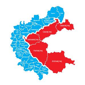 Zielregionen / / Cílové regiony 800 km