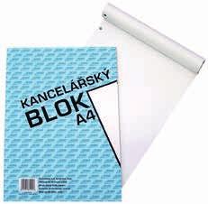 blok lepený BOBO s euroděrováním Kancelářský lepený, děrovaný