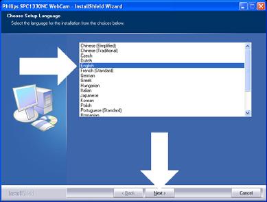5 Instalace 5. Instalace softwaru webové kamery Dodaný software funguje pouze v počítačích vybavených operačním systémem Microsoft Windows XP (SP) a Vista.