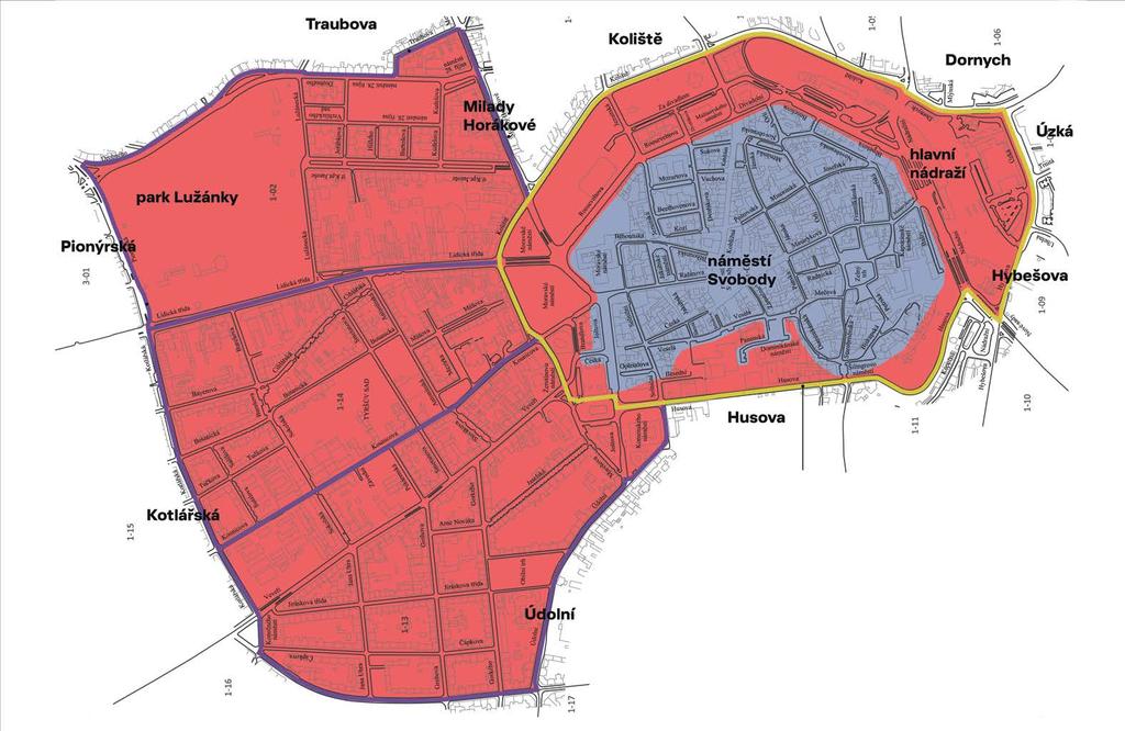 Mapa oblastí Legenda od 1. září 2018 od 1.