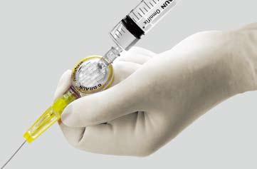 Epidurální anestezie Inovovaná řada Perifix Bezodporové (Loss-Of-Resistance, LOR) injekční