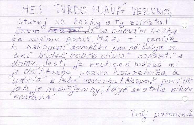 PŘÍLOHA Mezi přílohy přikládám práce dětí včetně stručného popisku (dopisy, titulky k živým obrazům, kresby, skupinové prezentace apod.), které vznikly v průběhu hodin.