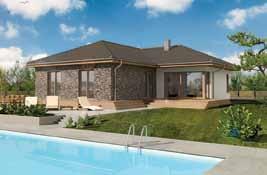 plocha: 57 m 2 Podlahová plocha: 45 m 2 bungalow b 93 Výška