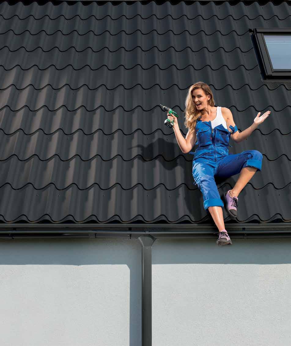 Střecha a okapy ve stejné