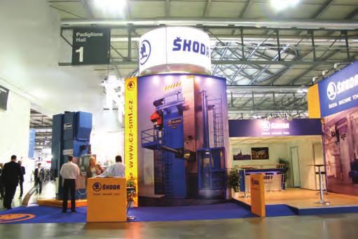 Stroje pro opracování nerotačních obrobků 33 Obr. 7:.Expozice ŠKODA MACHINE TOOL a.s.