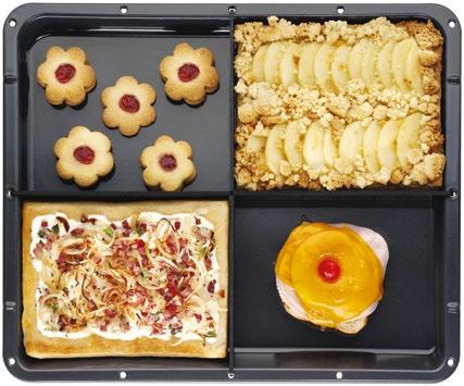 PŘÍSLUŠENSTVÍ PRO TROUBY PŘÍSLUŠENSTVÍ PRO TROUBY PIZZA SET NÁDOBÍ DO PARNÍ TROUBY Žáruvzdorná cihla s rychlým ohřevem a účinným zadržováním tepla dodá pizze jemně křupavou kůrku, jakou zajistí pouze