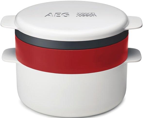 5 cm A9MBMUG 395 Kč 14,60 EUR MÍSA NA PŘÍPRAVU OMELET KUCHYŇSKÁ SADA PRO PŘÍPRAVŮ RŮZNÝCH POKRMŮ S touto všestrannou stohovatelnou soupravou pro mikrovlnné trouby AEG & Joseph Joseph můžete