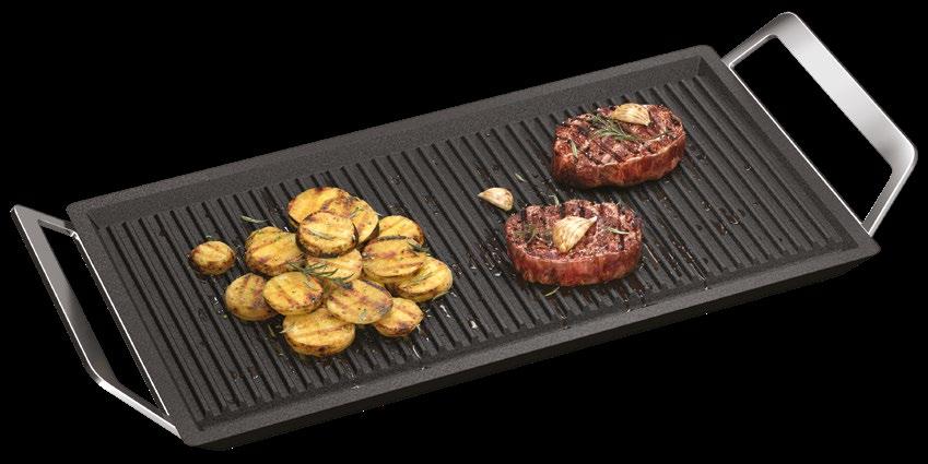 PŘÍSLUŠENSTVÍ PRO VARNÉ DESKY PŘÍSLUŠENSTVÍ PRO VARNÉ DESKY TEPPANYAKI GRILOVACÍ PLÁT Připravujte si autentické asijské recepty na grilovací desce teppanyaki.