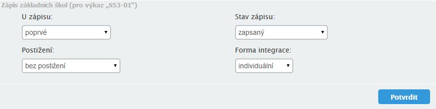 B) Údaje v Přijímačkách, přijímačková karta žáka uchazeče (žáka u zápisu): V modulu Přijímačky... volba přijímacího řízení, položka Uchazeči, daný termín a klepnutí na jméně konkrétního žáka.