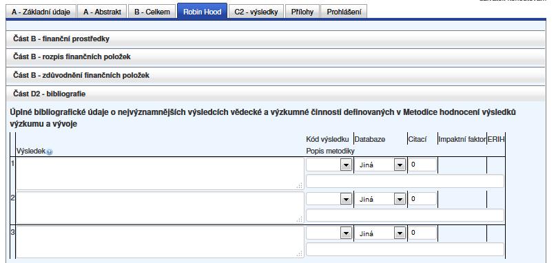 Návrh projektu - část D2 Část D2 - bibliografie - údaje o 8