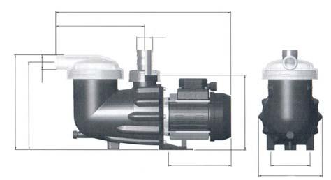 307 11,8 /h 1,14/0,84 kw 230/400 V 25466 1 13,0 0,055 7.307 14 /h 1,19/0,82 kw 230 V 25467 1 13,75 0,055 8.