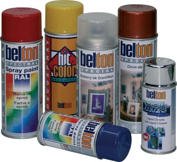 belton SPECIAL nabízí širokou paletu výrobků, základové, standardní tóny zahrnující rozmanité speciální a efektové laky.
