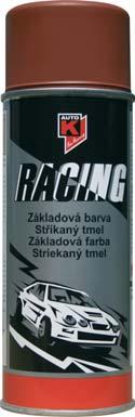 Základní nátěry / Základné nátery Základová barva Stříkaný tmel Základová farba Striekaný tmel Výplňová/základová barva Auto-K Racing tvoří ideální podklad pro opravy nalakovaných ploch.
