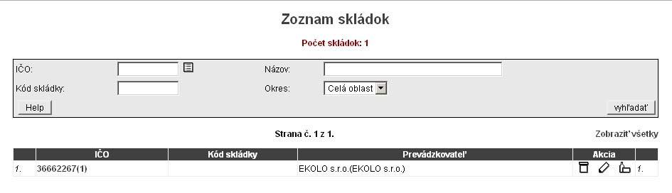 Červeným písmom sú označené povinné položky, bez vyplnenia ktorých systém nepustí užívateľa ďalej.