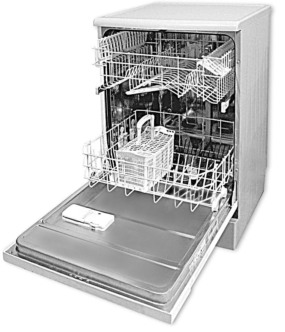 1 Myčka Přehled 1.Horní deska (podle modelu) 2.Horní tryska 3.Dolní košík 4.Dolní tryska 5.Filtry 6.Ovládací panel 7.Dveře 8.Zásobník na mycí přípravky 9.