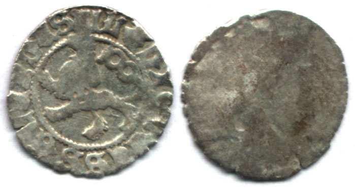 (1471-1516) Bílý peníz jednostranný, nep. nedor. nep. proh.