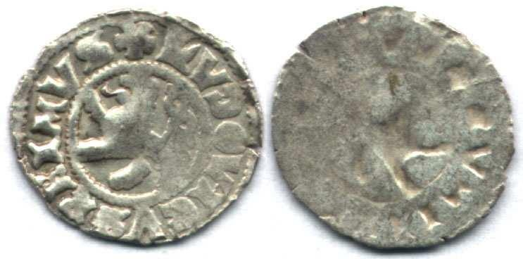 61. Čechy, Ludvík I. (1516-1526) Bílý peníz jednostranný, nep.