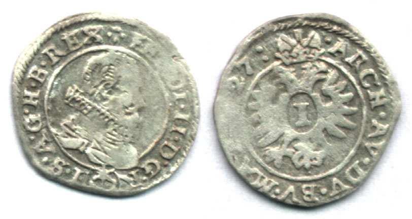 613 1/- 100,- zpět 63. Čechy, Ferdinand II.