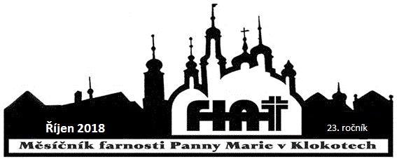 Milé farnice a farníci, v Klokotech nabízíme každý pátek od 17:30 h do 20:30 h (od listopadu do dubna pouze do 20 h) možnost adorace a sv. smíření.