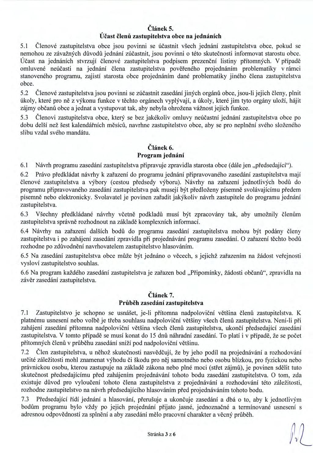 Clanek 5. ucast clenu zastupitelstva obce na jedminich 5.