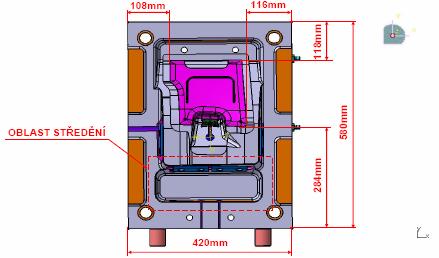 Konstrukční řešení Uzavírací síla FU = ku F = 1,1 1450kN = 1595kN kde: F U [N] uzavírací síla F [N] otevírací síla k U bezpečnostní faktor uzavírací síly Bezpečnostní faktor se volí podle použití