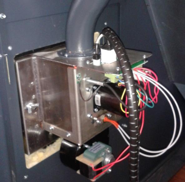Biopel line Biopel instalační manuál 19 4 INSTALACE HOŘÁKU