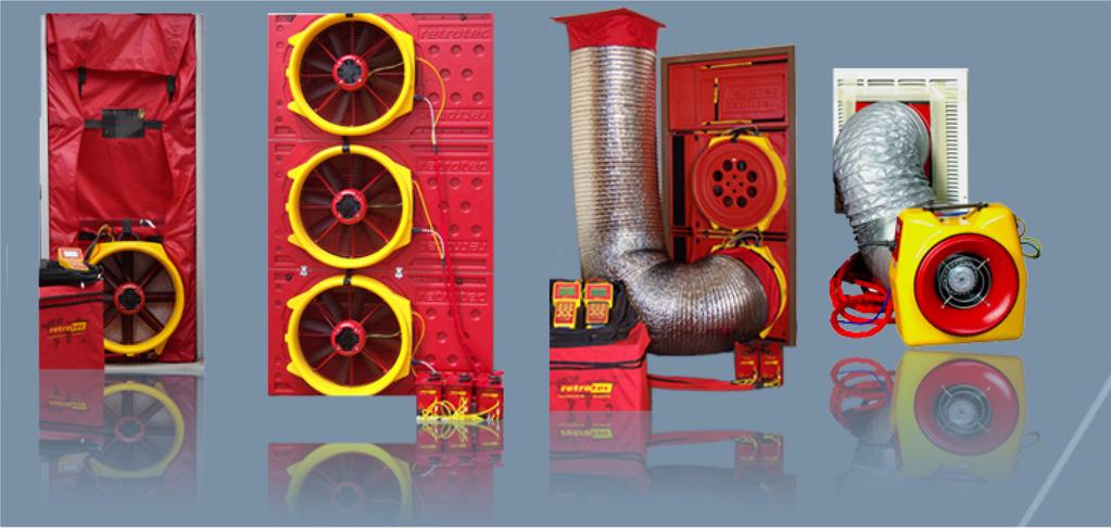 Zkouška těsnosti prostoru (Door Fan Test) Provádí se dle ČSN EN 15004 (2009) Kontrola chráněného prostoru, aby se lokalizovaly a následně efektivně utěsnily