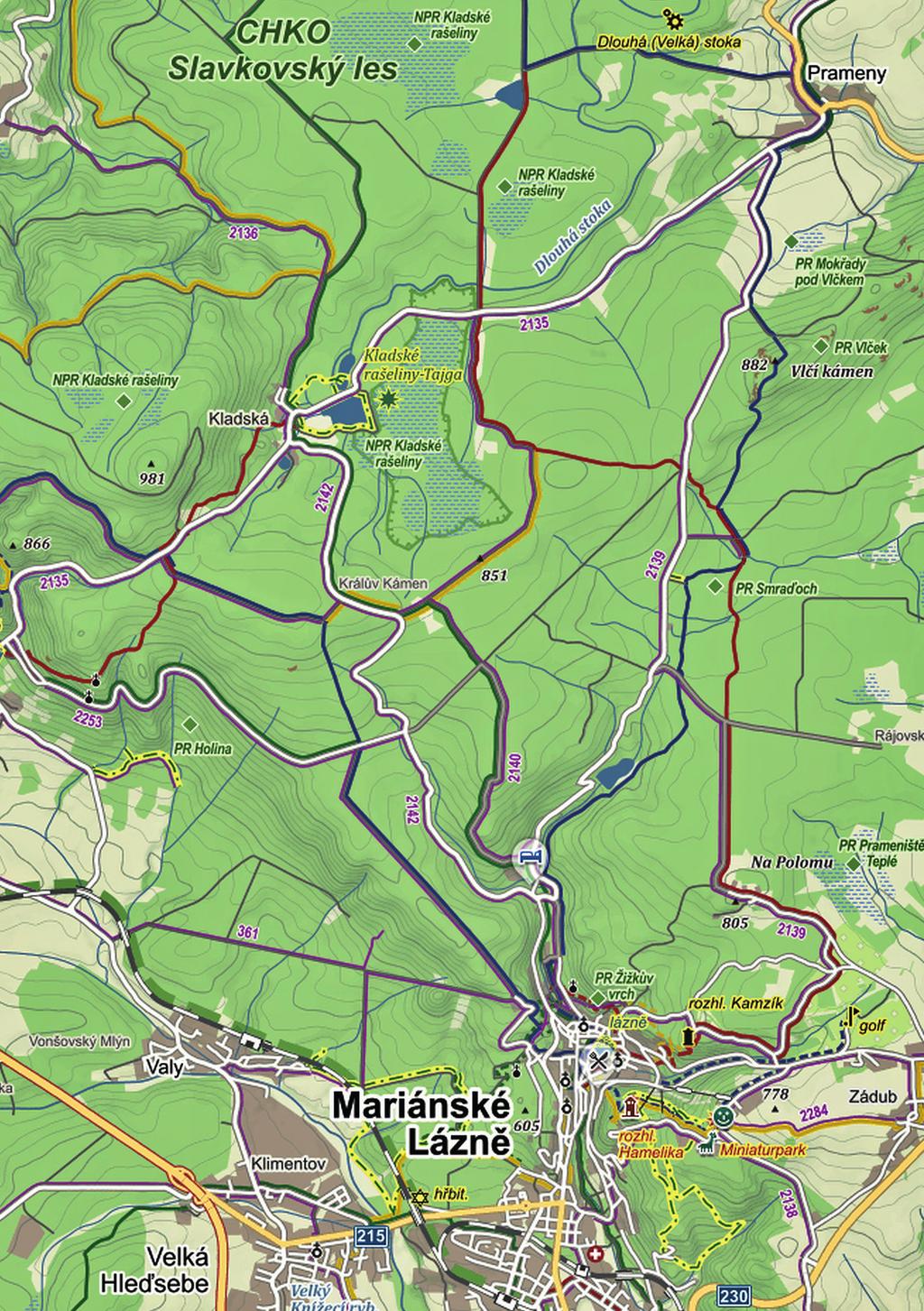 13. Klášter Teplá (24 km) premonstrátský klášter založený roku 1193 českým šlechticem Hroznatou, nově rekonstruovaný s vyhlášenou klášterní knihovnou, druhou největší a nejzachovalejší po Břevnovském