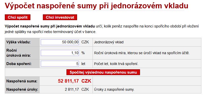 c) ředokládáme čtvrtletí řiisováí úroků, d) ředokládáme měsíčí řiisováí úroků. Daň z úroků je 5 %. Řešeí: a) V říadě ročího úrokového období se jedá o stejý ty říkladu jako v ředchozím.