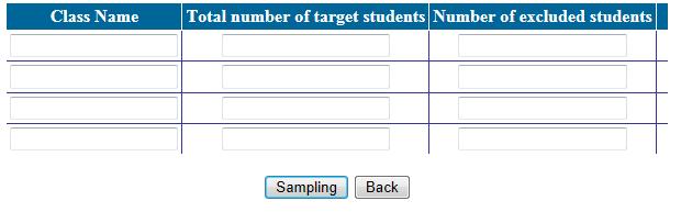 ÚLOHA: VÝBER TRIEDY (TRIED) Pri výbere tried najprv určte počet vhodných tried v cieľovom ročníku a potom vyplňte online formulár na vytvorenie zoznamu tried. Tabuľka č.