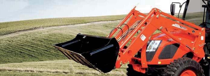 KL155/KL156 využívá hydraulický systém traktoru, je ovládán joystikem s plovoucí polohou a je dodáván s indikátorem úrovně lžíce. KL155/KL156 NX Series A.