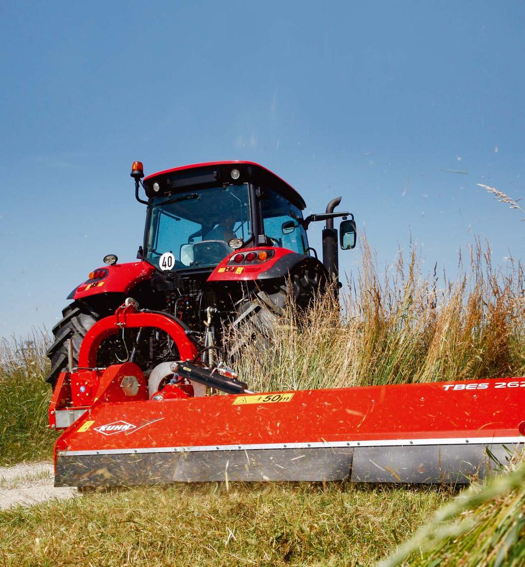 TBES ŘADA 102 HEAVY-DUTY MULČOVAČ S VELKÝM DOSAHEM Tato řada používá stejný typ mulčovacích jednotek