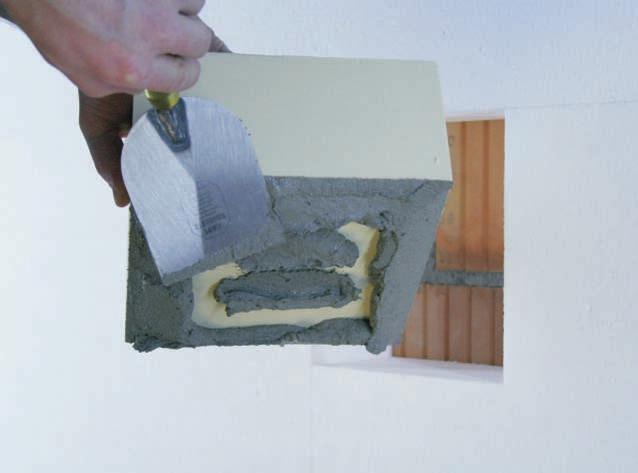 Characteristics Fire behaviour according to IN 4102: B2 Fixation ashlars Quadroline -PU have a limited UV-resistance and, in general, do not require any protective cover during the building period.