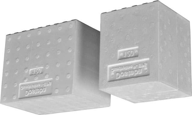 Montážní kvádr Quadroline -EPS Fixation ashlar Quadroline -EPS 4.005 Popis escription Montážní bloky Quadroline -EPS jsou do formy vypěněné bloky z EPS o vysoké objemové hmotnosti.