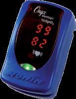 displeje ve 2 směrech automatické zapnutí a vypnutí alarm pro překročení limitní hodnoty SpO 2 a TF doba nepřetržitého provozu 2