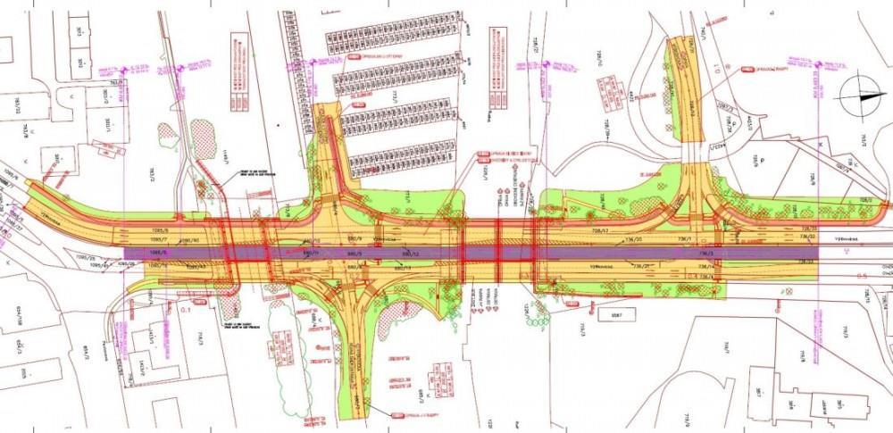 Příklady integrovaných řešení Společná realizace silničního a tramvajového mostu na silnici III/4787 Ostrava, ulice Výškovická (500 mil.