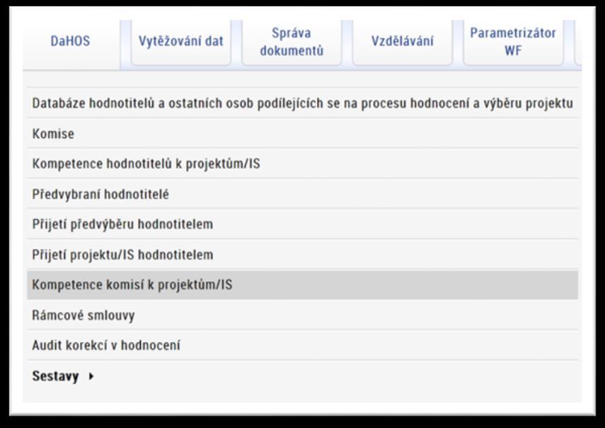 Opravný hodnotitel se k projektu přiřadí stisknutím tlačítka v horní liště, následně se zaktivní dolní okno a zde uživatel MAS zadá relevantní údaje (viz obrázek níže): Pole Kód uživatele : Uživatel