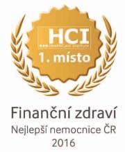 2. Hospodaření ústavu Masarykův onkologický ústav se v roce 2016 stal absolutním vítězem v oblasti Finanční zdraví nemocnic v celostátním projektu Nemocnice ČR 2016, který organizuje HealthCare