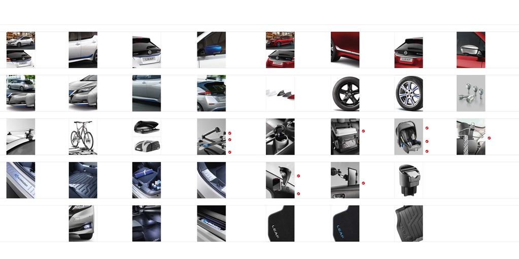 PŘIDEJTE ORIGINÁLNÍ PŘÍSLUŠENSTVÍ NISSAN VNĚJŠÍ VZHLEDOVÉ DOPLŇKY BALÍČEK ELEGANCE BLUE Prahové lišty dveří modré Dolní lišta zavazadlového prostoru modrá Kryty zrcátek modré KE600-5S00B Prahové